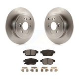 [Rear] 2006-2014 Honda Ridgeline Premium OE Brake Rotors & Ceramic Pads Kit For Max Braking