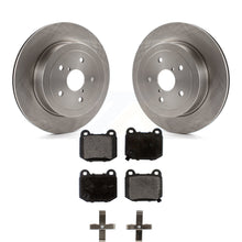 Charger l&#39;image dans la galerie, Rear Disc Brake Rotors And Ceramic Pads Kit For Subaru Impreza