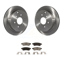 Charger l&#39;image dans la galerie, Rear Disc Brake Rotors Ceramic Pad Kit For Nissan Frontier Xterra Suzuki Equator