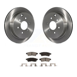 Rear Disc Brake Rotors Ceramic Pad Kit For Nissan Frontier Xterra Suzuki Equator