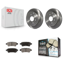 Load image into Gallery viewer, [Rear] 2006-2007 Nissan Xterra Premium OE Brake Rotors &amp; Ceramic Pads Kit For Max Braking