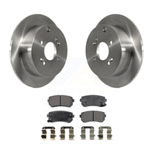 Load image into Gallery viewer, Rear Disc Brake Rotors Ceramic Pad Kit For 2006-2010 Hyundai Accent Kia Rio Rio5