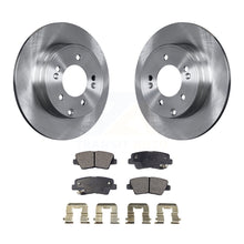 Charger l&#39;image dans la galerie, Rear Disc Brake Rotors And Ceramic Pads Kit For Hyundai Sonata Kia Optima Azera