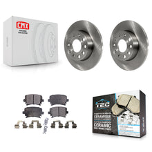 Charger l'image dans la galerie, Rear Brake Rotor And Ceramic Pad Kit For Volkswagen Jetta Rabbit Audi A3 Quattro
