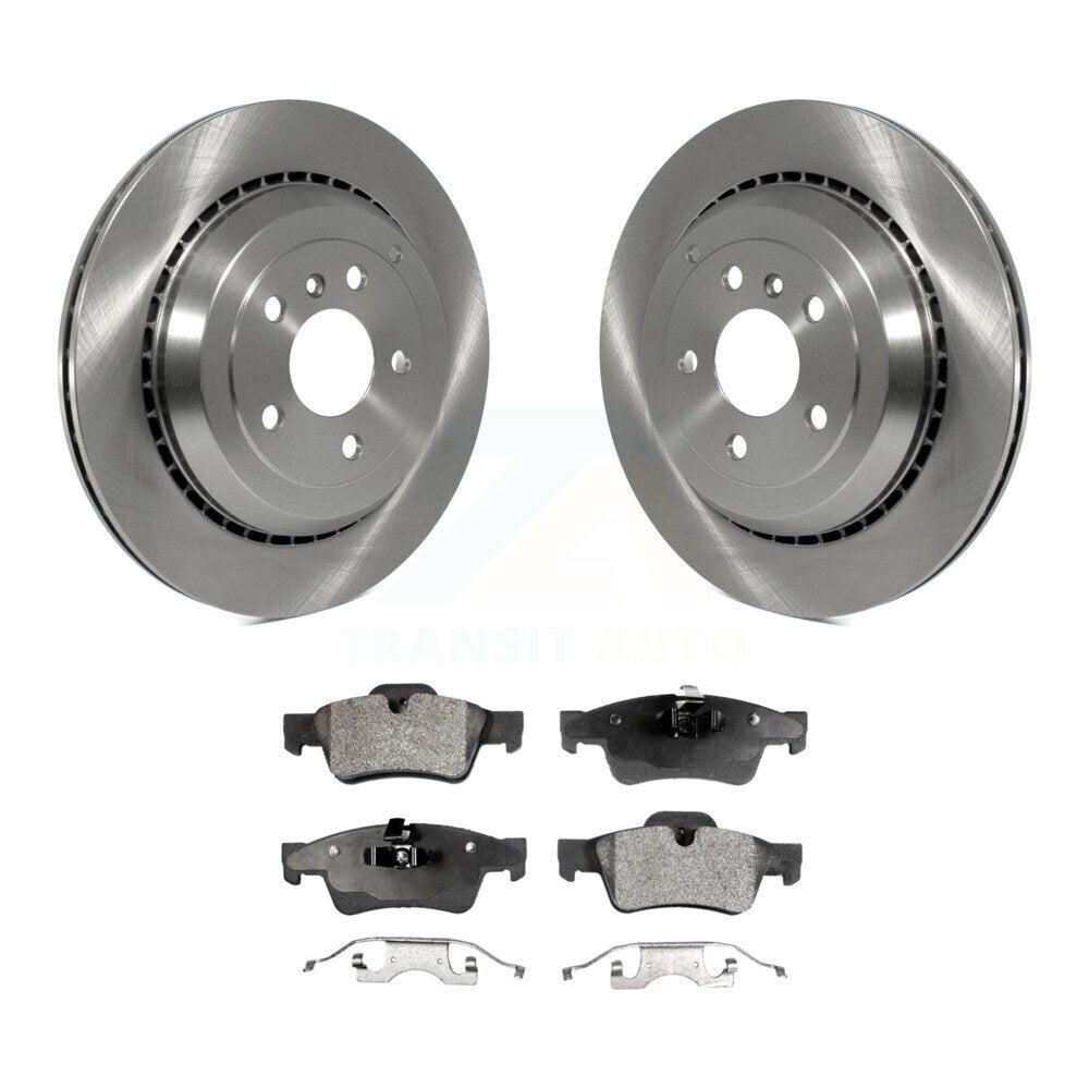 Rear Brake Rotors Ceramic Pad Kit For Mercedes-Benz ML350 GL450 R350 GL550 GL350