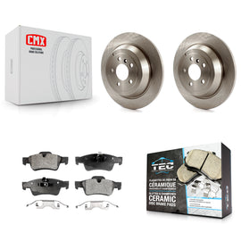 Rear Brake Rotor & Ceramic Pad Kit For Mercedes-Benz ML350 R350 ML500 ML320 R500