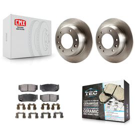 Rear Brake Rotors & Ceramic Pad Kit For Kia Sedona Hyundai Entourage To 04/27/06