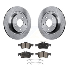 Charger l&#39;image dans la galerie, Rear Disc Brake Rotors And Ceramic Pads Kit For Mazda 5