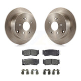 [Rear] 2007-2009 Hyundai Santa Fe Premium OE Brake Rotors & Ceramic Pads Kit For Max Braking