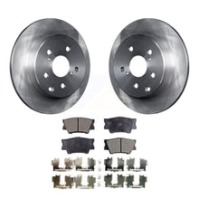 Charger l&#39;image dans la galerie, Rear Disc Brake Rotors And Ceramic Pads Kit For Toyota RAV4 Lexus HS250h