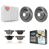 Rear Brake Rotors & Ceramic Pad Kit For BMW 335i X1 xDrive 330i 335xi 335d 330xi