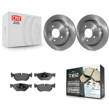 Load image into Gallery viewer, Rear Disc Brake Rotors And Ceramic Pads Kit For BMW 328i xDrive X1 328xi 325xi