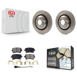 Rear Brake Rotor & Ceramic Pad Kit For Audi A6 Quattro With 330mm Diameter
