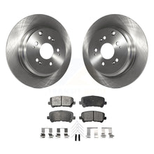 Charger l&#39;image dans la galerie, Rear Disc Brake Rotors And Ceramic Pad Kit For Honda Odyssey Pilot Acura MDX ZDX