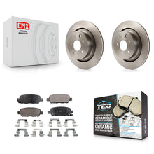 Load image into Gallery viewer, Rear Disc Brake Rotors And Ceramic Pads Kit For INFINITI G37 G35 Q60