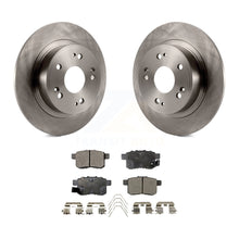 Charger l&#39;image dans la galerie, Rear Disc Brake Rotors And Ceramic Pads Kit For Honda Accord Acura TSX