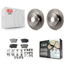 Load image into Gallery viewer, Rear Disc Brake Rotors And Ceramic Pads Kit For Honda Accord Acura ILX