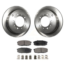 Charger l&#39;image dans la galerie, Rear Disc Brake Rotor Ceramic Pad Kit For Toyota Tundra Sequoia Lexus LX570 Land