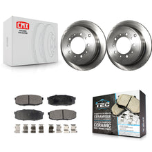 Load image into Gallery viewer, Rear Disc Brake Rotor Ceramic Pad Kit For Toyota Tundra Sequoia Lexus LX570 Land