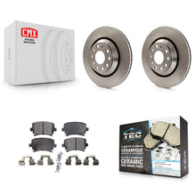 Load image into Gallery viewer, Rear Brake Rotors &amp; Ceramic Pad Kit For Volkswagen CC Passat GTI Golf R R32 Audi