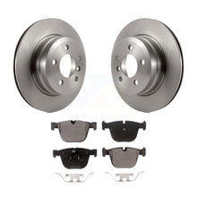 Charger l&#39;image dans la galerie, Rear Disc Brake Rotors And Ceramic Pads Kit For 2009 BMW X6 xDrive35i From 10 08