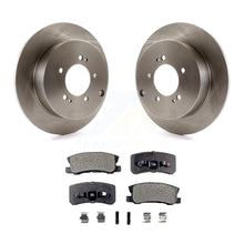 Charger l&#39;image dans la galerie, Rear Disc Brake Rotors And Ceramic Pads Kit For Mitsubishi Lancer Outlander