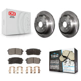 [Rear] 2007-2012 Hyundai Veracruz Premium OE Brake Rotors & Ceramic Pads Kit For Max Braking