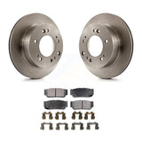 [Rear] 2007-2009 Kia Sorento Premium OE Brake Rotors & Ceramic Pads Kit For Max Braking