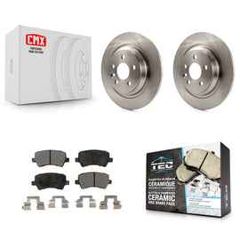 Rear Brake Rotors & Ceramic Pad Kit For Volvo S60 XC70 S80 V60 Cross Country V70