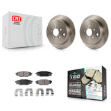 Rear Brake Rotor Ceramic Pad Kit For Subaru Outback Impreza Forester Legacy FR-S