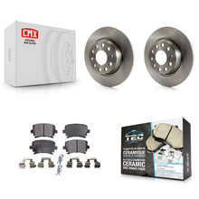 Load image into Gallery viewer, Rear Brake Rotor And Ceramic Pad Kit For Volkswagen Jetta Passat GTI Eos Audi A3