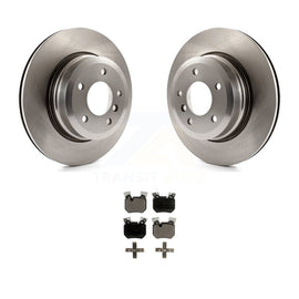 Rear Disc Brake Rotors And Ceramic Pads Kit For BMW 135i 135is