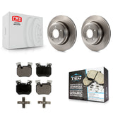 Rear Disc Brake Rotors And Ceramic Pads Kit For BMW 135i 135is