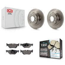 Charger l'image dans la galerie, [Rear] 2008-2013 BMW 128i Premium OE Brake Rotors &amp; Ceramic Pads Kit For Max Braking