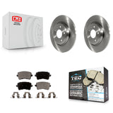 Rear Disc Brake Rotors And Ceramic Pads Kit For Audi Q5 A4 Quattro A5 allroad S5