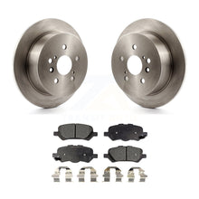 Charger l&#39;image dans la galerie, Rear Disc Brake Rotors And Ceramic Pads Kit For 2009-2016 Toyota Venza