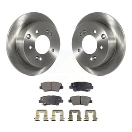 [Rear] 2010-2013 Kia Soul Premium OE Brake Rotors & Ceramic Pads Kit For Max Braking