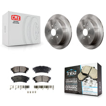 Charger l'image dans la galerie, Rear Brake Rotor Ceramic Pad Kit For Toyota Highlander Sienna Lexus RX350 RX450h