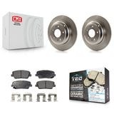 Rear Disc Brake Rotors And Ceramic Pads Kit For Hyundai Genesis Coupe
