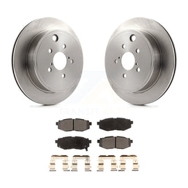 Rear Brake Rotor Ceramic Pad Kit For Subaru Outback Legacy Scion FR-S BRZ Toyota