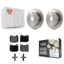 Load image into Gallery viewer, Rear Disc Brake Rotors And Ceramic Pads Kit For Subaru BRZ Toyota 86