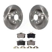 Charger l&#39;image dans la galerie, Rear Disc Brake Rotors And Ceramic Pads Kit For Volkswagen Beetle Golf