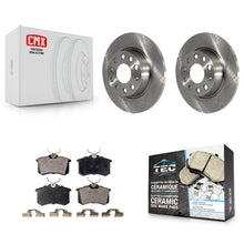 Load image into Gallery viewer, Rear Disc Brake Rotors And Ceramic Pads Kit For Volkswagen Beetle Golf