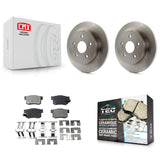 [Rear] 2010-2013 Suzuki Kizashi Premium OE Brake Rotors & Ceramic Pads Kit For Max Braking