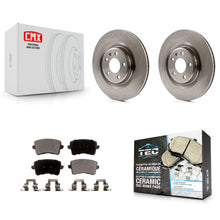 Load image into Gallery viewer, Rear Disc Brake Rotors And Ceramic Pads Kit For Audi Q5 A5 SQ5 Quattro S5 A4