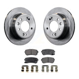 Rear Disc Brake Rotors & Ceramic Pad Kit For Hyundai Elantra Tucson Kia Sportage