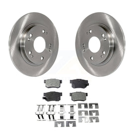 [Rear] 2011-2015 Honda CR-Z Premium OE Brake Rotors & Ceramic Pads Kit For Max Braking