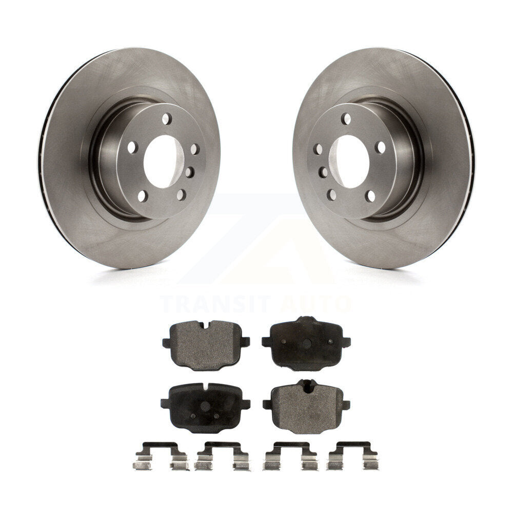 Rear Disc Brake Rotors And Ceramic Pads Kit For 2012 BMW X3 From 10 11