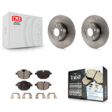 Rear Disc Brake Rotors And Ceramic Pads Kit For BMW X3 X4