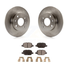 Load image into Gallery viewer, Rear Disc Brake Rotors And Ceramic Pads Kit For Fiat 500